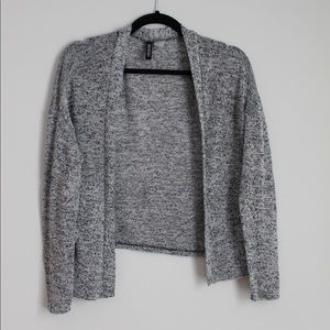H&M grey heather cardigan